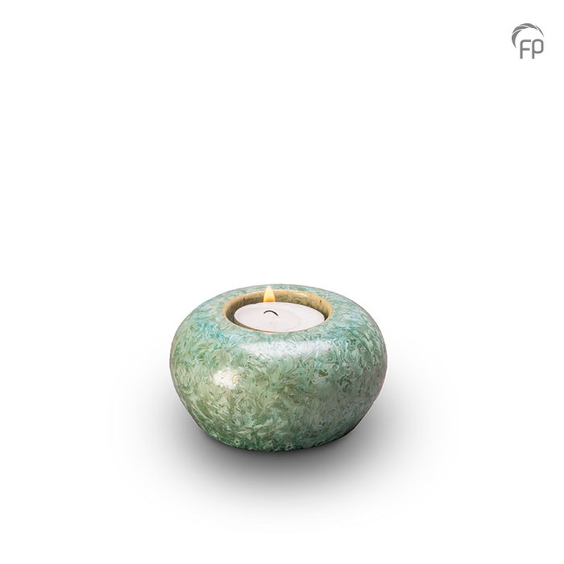 Keepsake waxinelicht grijs